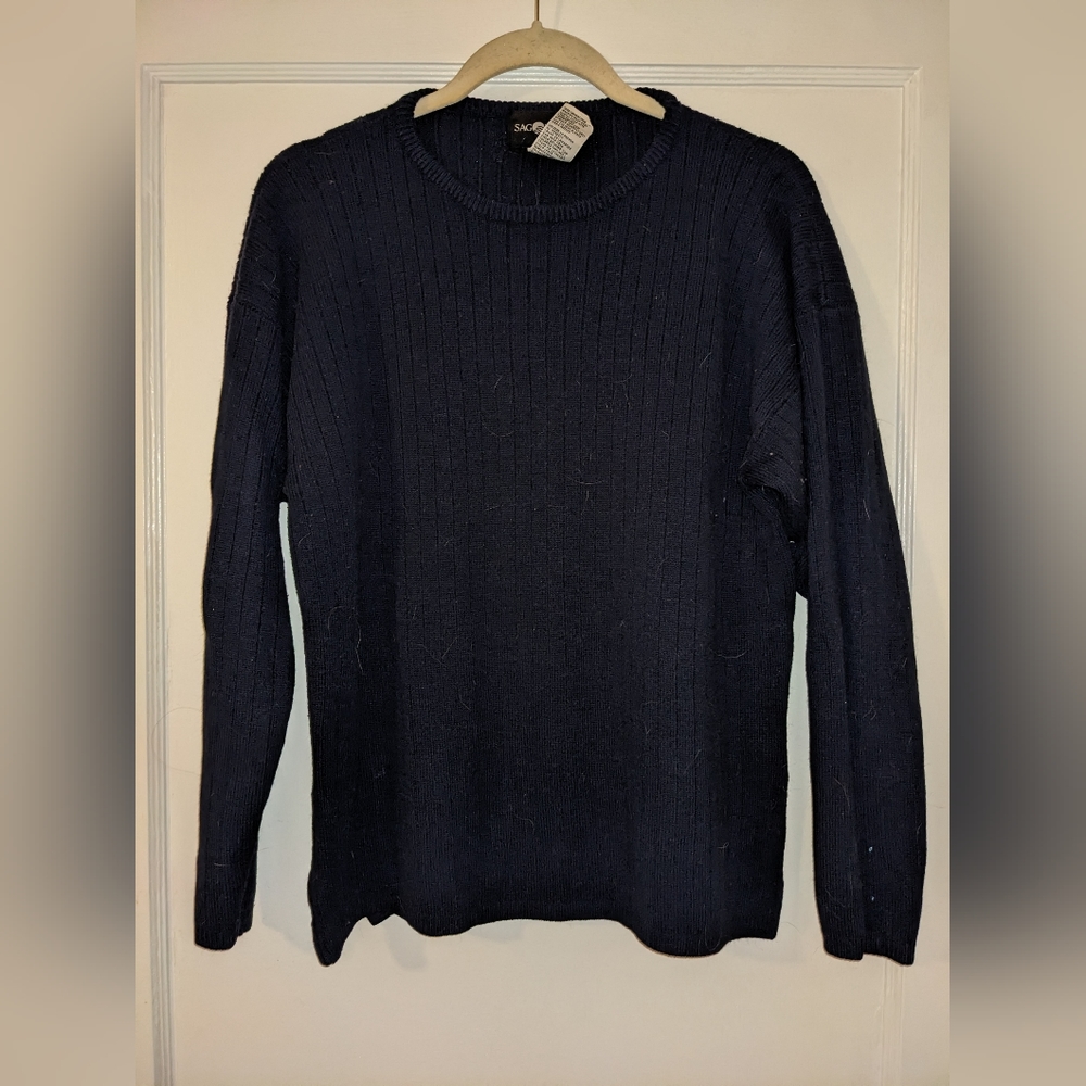 Blue Knit Sweater